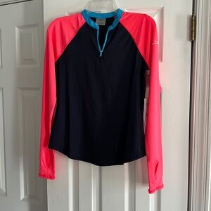 Jofit Women's UV Crew with Zipper Golf Shirt- Size XS